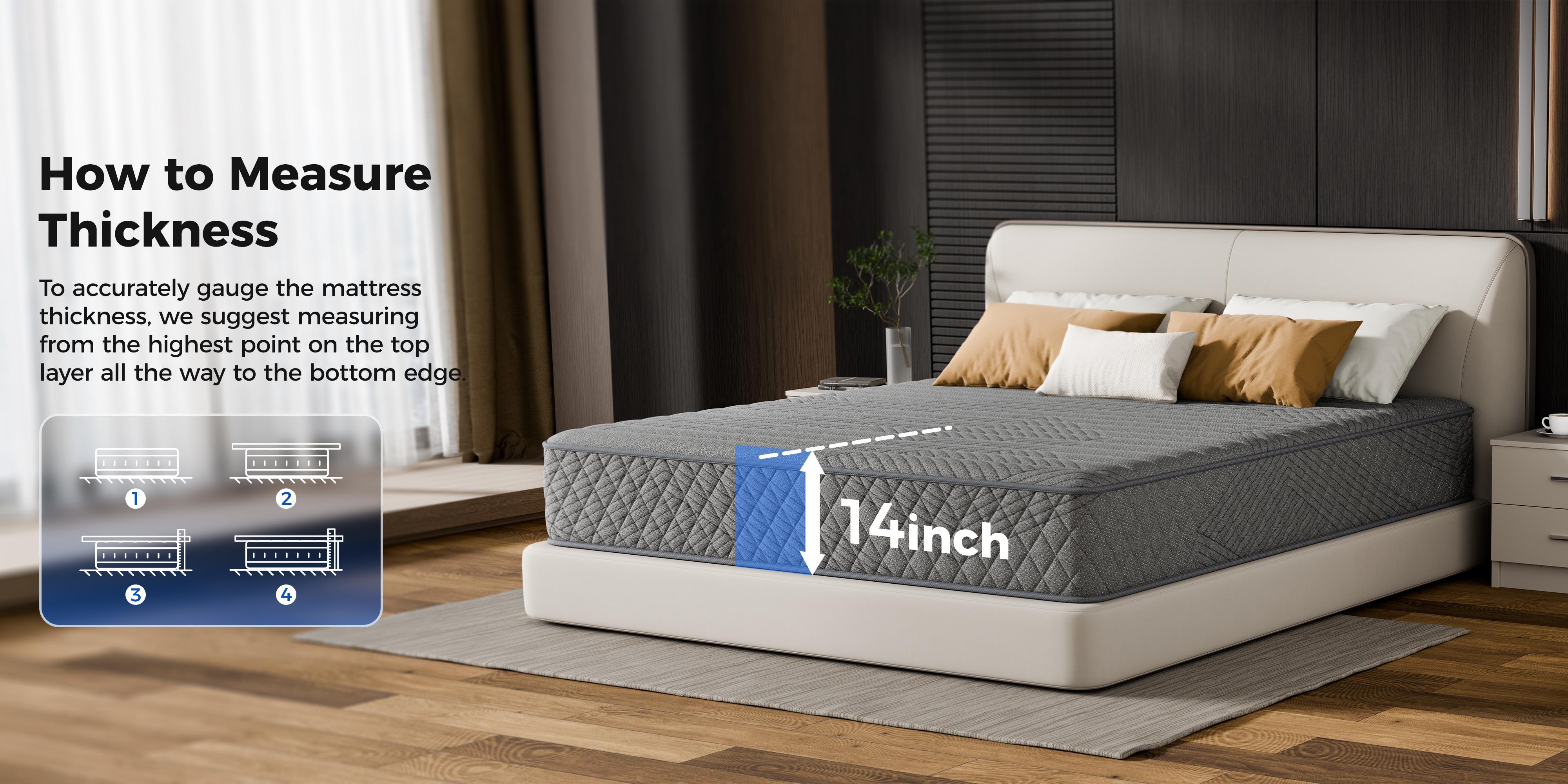 80*76" Twin XL Mattress for College Dorm - Euro Top Hybrid Bed in a Box, Superior Edge Support & Ergonomic Spine Alignment, Breathable Medium Firm Spring Mattress, Non-Toxic & SGS Certified, Easy Setup