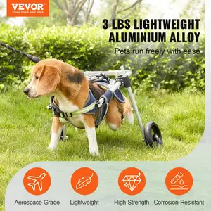 Adjustable Dog Wheelchair Cart