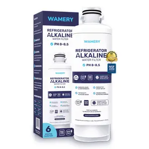Wamery DA97-17376B Alkaline Water Filter Replacement for Samsung Refrigerators, HAF-QIN/EXP - NSF42 Certified, 6 Months/300 Gallons