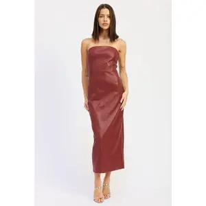 Fiery Tube Midi Dress