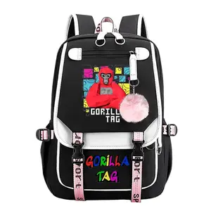 Gorilla Tag Trendy Youth Backpack – Travel & School Bag,Laptop Backpack  Perfect for Commuting, Camping & Daily Use, Durable Large-Capacity Design, Best Gift for Boys & Girls 11.4''*18.1''