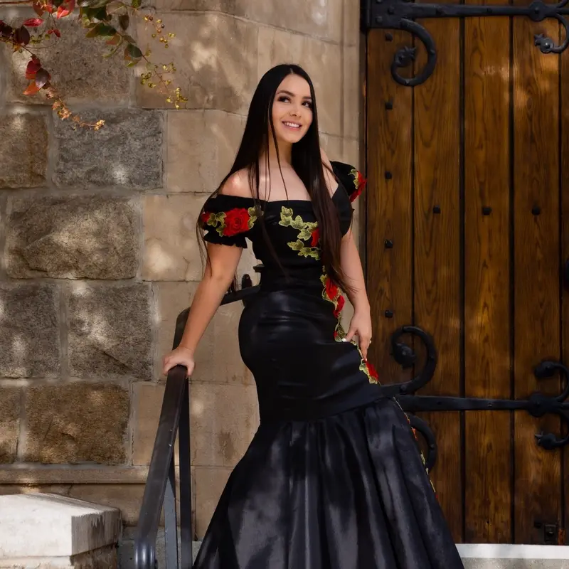 Senior Prom Prom Dresses Elegant Mexican Formal Dress Wearing A Mexican  Dress To Prom TikTok Shop