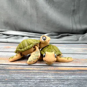 Sea Turtle Articulated 3D Printed Fidget Figure