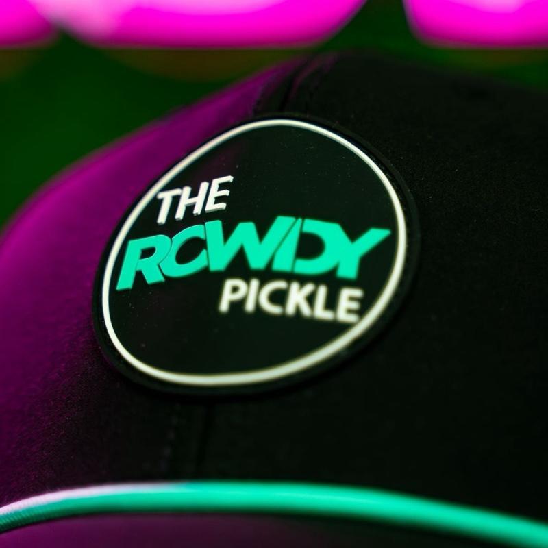 The Rowdy Pickle Jaguars Rowdy Hat with Teal and Black Color Scheme and Circular Logo Design