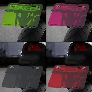 Motorcycle Modification Bracket Frame – Scooter Rear Mounting Rack – Universal Transparent Side Frame – Customization Accessory