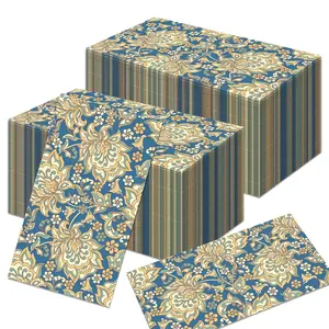 100Pcs Vintage Floral Decoupage Party Napkins