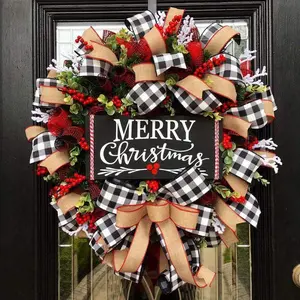 Merry Christmas Bow Wreath