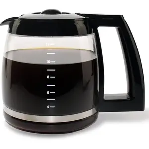 12-Cup Replacement Glass Carafe for Cuisinart Coffee Maker Models CHW-12, CHW-12P1, DCC-1100BK, DCC-1200, DCC-2650, DGB-550BK, DGB-550BK1 DGB-625BC, DGB-700BC, and SS-12 Part# DCC-1200PRC