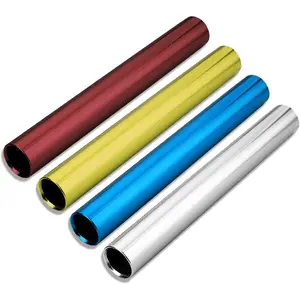 Aluminum Track Field Relay Batons, Race Equipments for Running Race Team, Suitable for Outdoor Sports Practice Athlete, Corrosion Resistant High Strength Smooth Surface