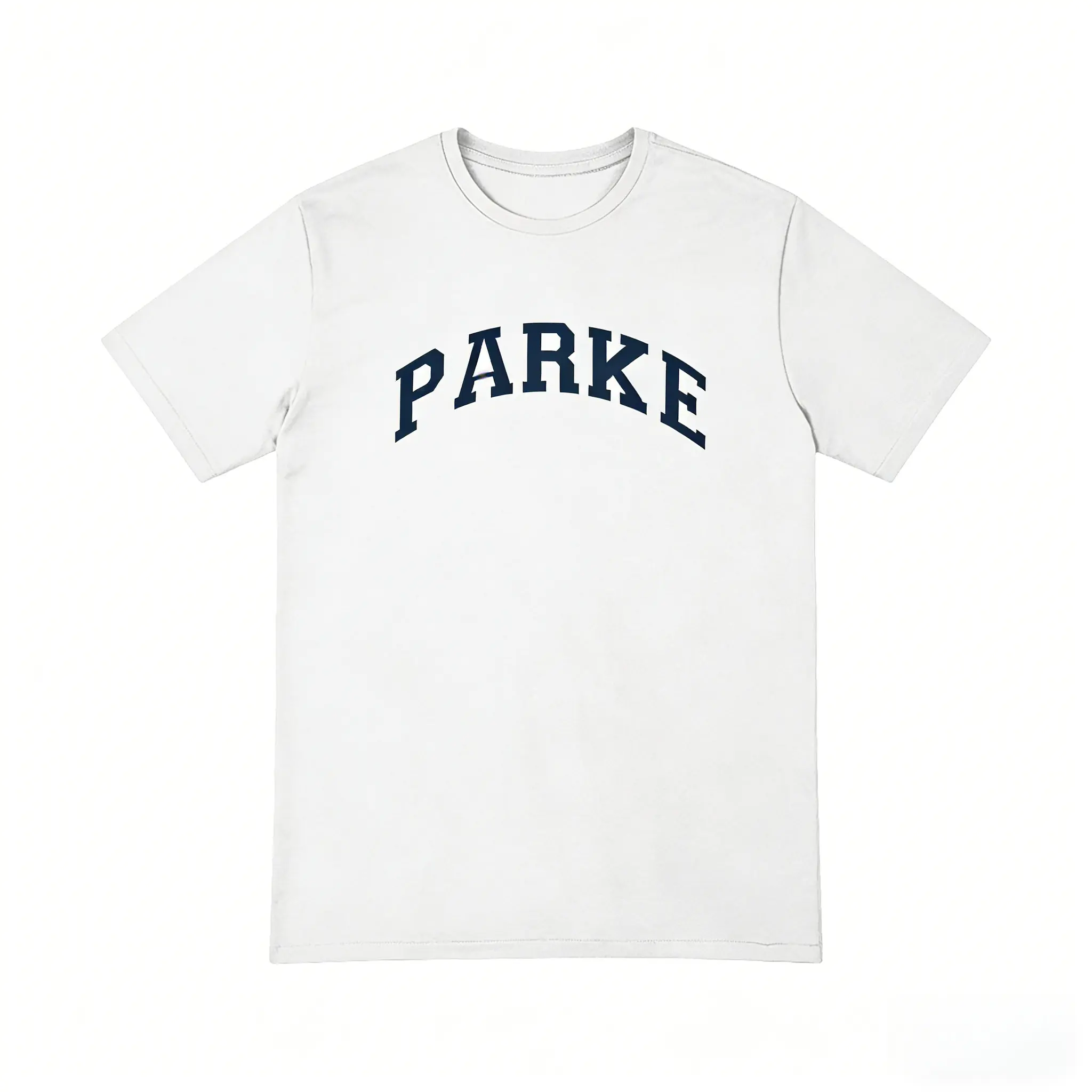 Women's PARKE Graphic T-Shirt, Retro Preppy Vibe Top with Digital Print Graphics and a Casual Crew Neck, Shortsleeve, Cotton, Lightweight, Tee, Oversized, Preppy Look, Style, True Size