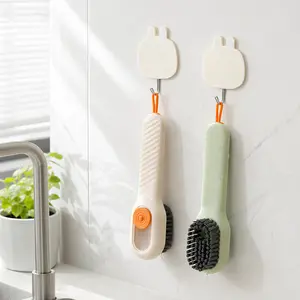1 Piece, Soft Yet Firm Dense Bristles Cleaning Brush, For Scrubbing Shoes Clothes Sink Tile Grout Kitchenware and Daily Household Cleaning