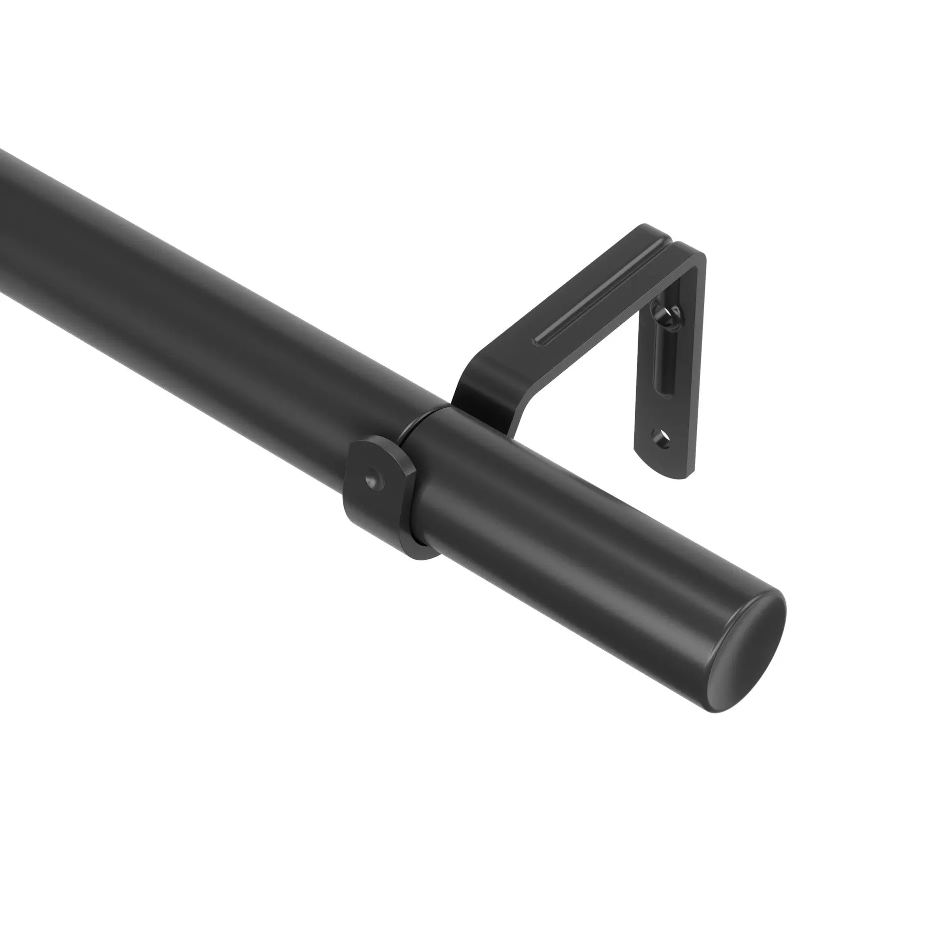 Umbra Zen Curtain Rod - Black Material, Simple Design, Ideal for Home Decor
