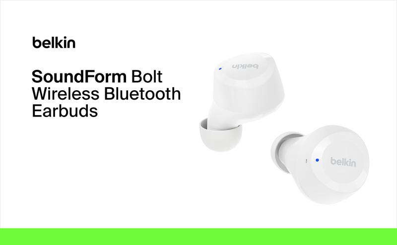 Belkin SoundForm Bolt 2 Wireless Earbuds