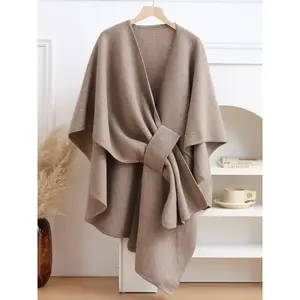 Women’s solid-color shawl—a casual yet elegant everyday wrap shawl, suitable as a fashionable accessory for women and girls; fashionable, multifunctional, solid-color shawl GARMENTARY