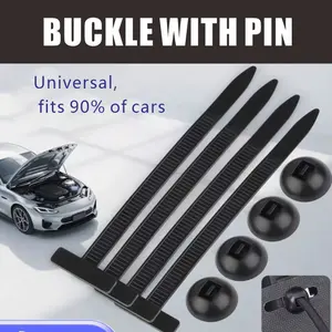 Bulk Set: 100 Heavy Duty Self-Locking Nylon ZipTies -Universal Car Repair Accessory