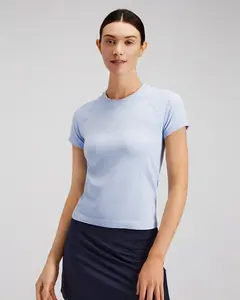 Seamless Short Sleeve Yoga Tops