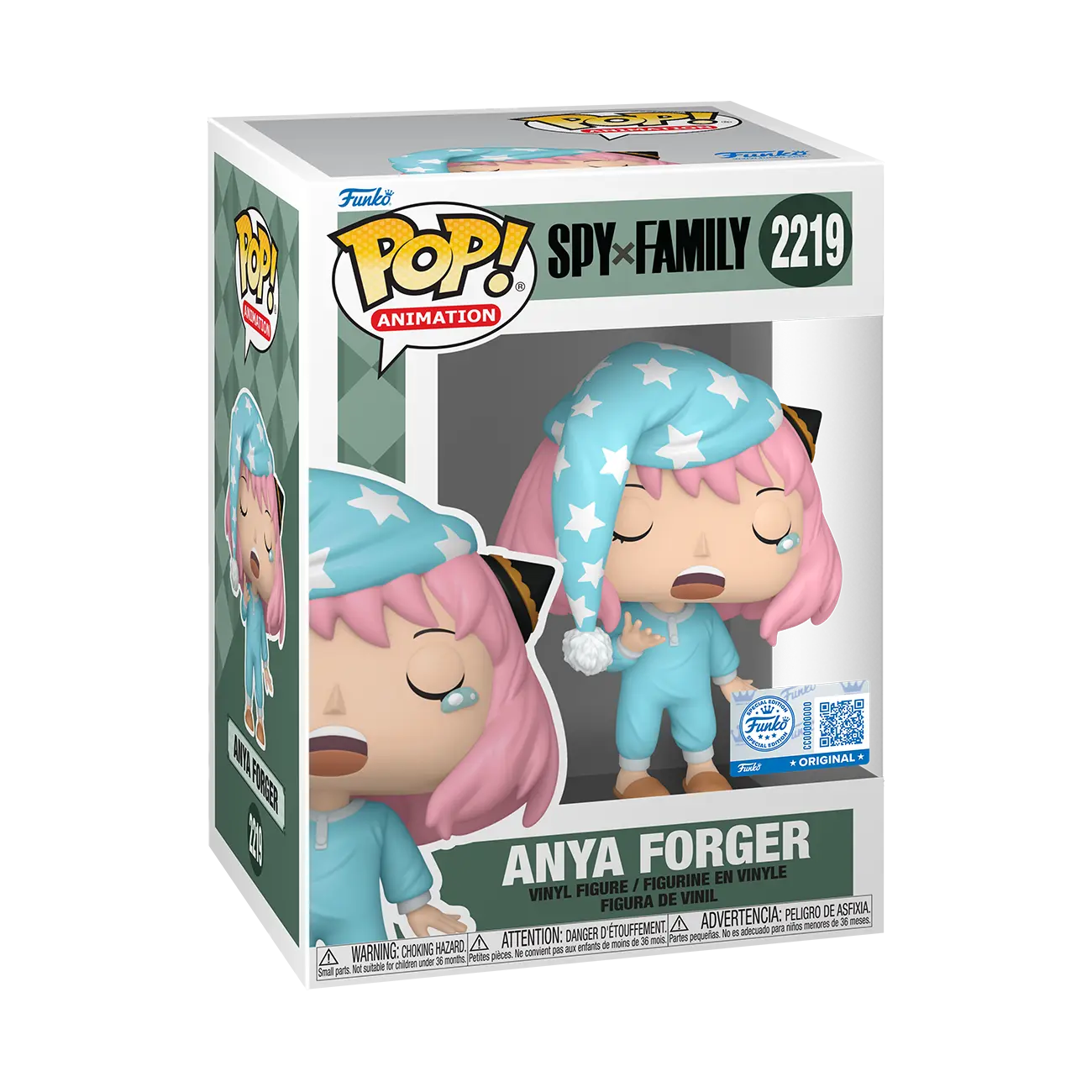 Funko Pop Vinyl Figure Spy X Family Anya Forger In Pajamas 2219