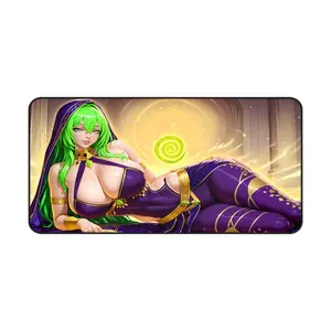 Gorgeous Serpent Dancer Anime Desk Mat - Gamer Desk Accessories, Adjustable Mouse Pad, Home Office Decor, Unique Gift for Anime Lovers
