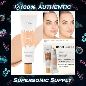 [Tarte] BB Cream SPF 30 3-in-1 Hydrating Primer/Moisturizer/Foundation Full Coverage Natural Finish Vegan & Cruelty-Free 1 fl oz / 30 mL