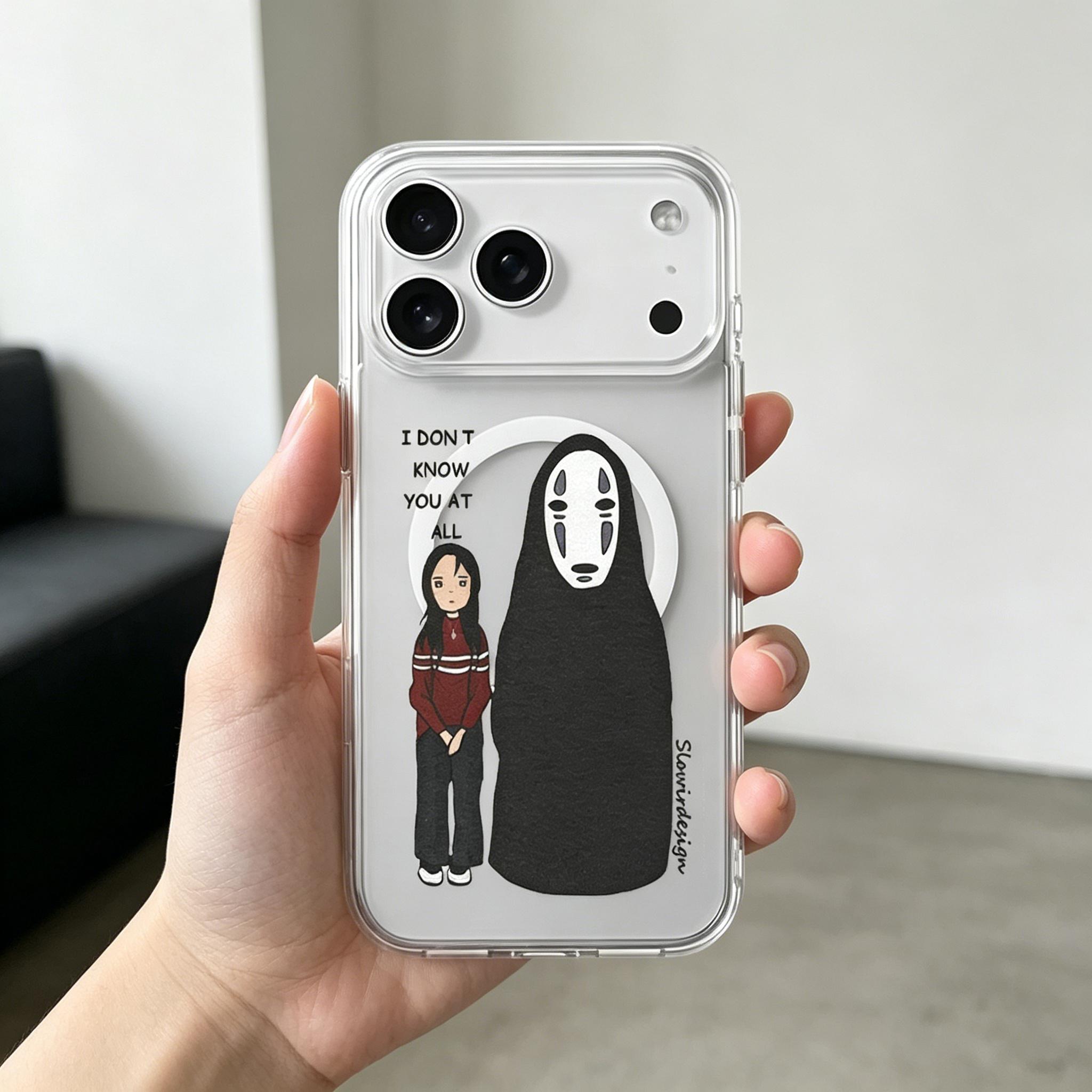 Chihiro-Themed Magnetic Phone Case — Compatible with iPhone 16/15/14/13/12/11/17 Series and Samsung S21/S22/S23/S24/S25 Series