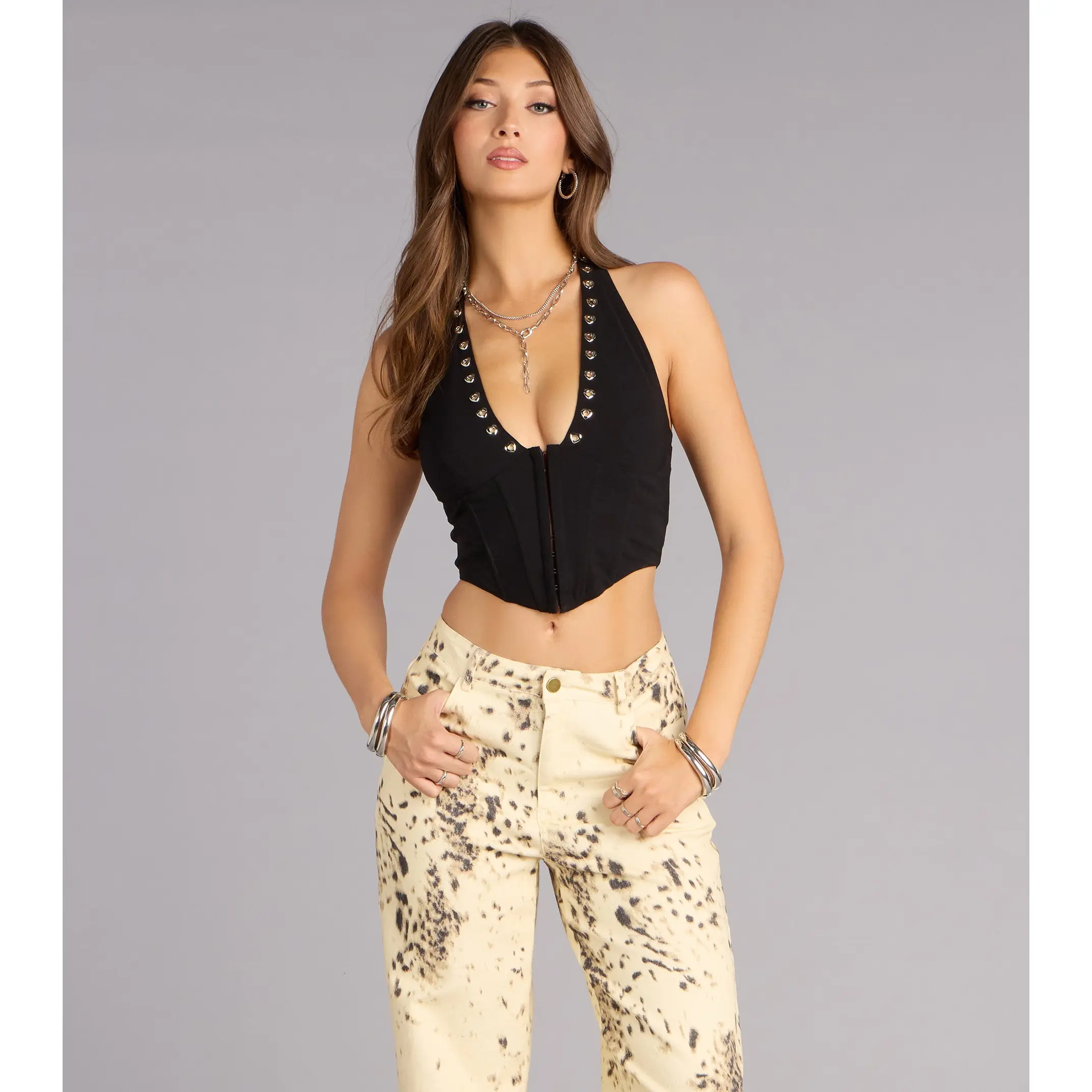 Heartbreaker Halter Corset Top
