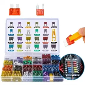 300-Piece Car Fuse Assortment Kit, 150 Mini Blade Fuses for Automotive + 150 Standard Auto Fuses + Puller – Replacement for RV, Camper, Boat, Truck (2A, 3A, 5A, 7.5A, 10A, 15A, 20A, 25A, 30A, 35A, 40A)
