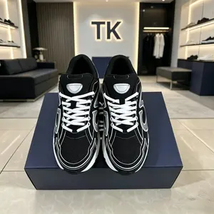 Men's Black White Chunky Sneakers, Retro Mesh Running Shoes, Breathable Platform Casual Sneakers, Comfortable Athletic Shoes for Daily Wear, Walking, Gym Breathable Mesh Upper: Keeps feet cool and dry, prevents sweating and odor ChunkySneak