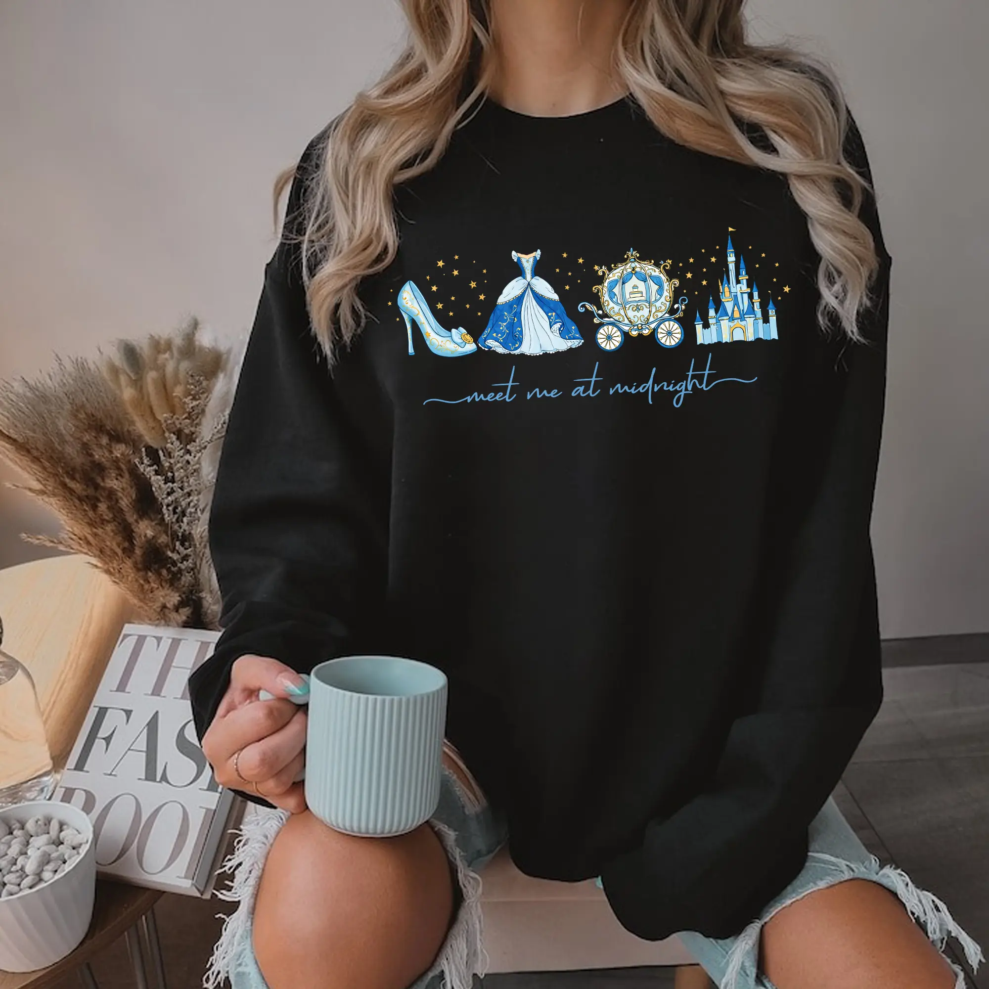 Meet Me at Midnight Shirt, Fairytale Princess Aesthetic Tee, Magical Castle Graphic T-Shirt, Cute Fantasy Outfit