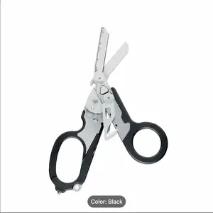 Portable Multi-Purpose Scissors Raptors First Aid Expert Tactical Folding Scissors Set Outdoor Survival Tools Series of COLORS MAY VARY( Case Sold Separately )