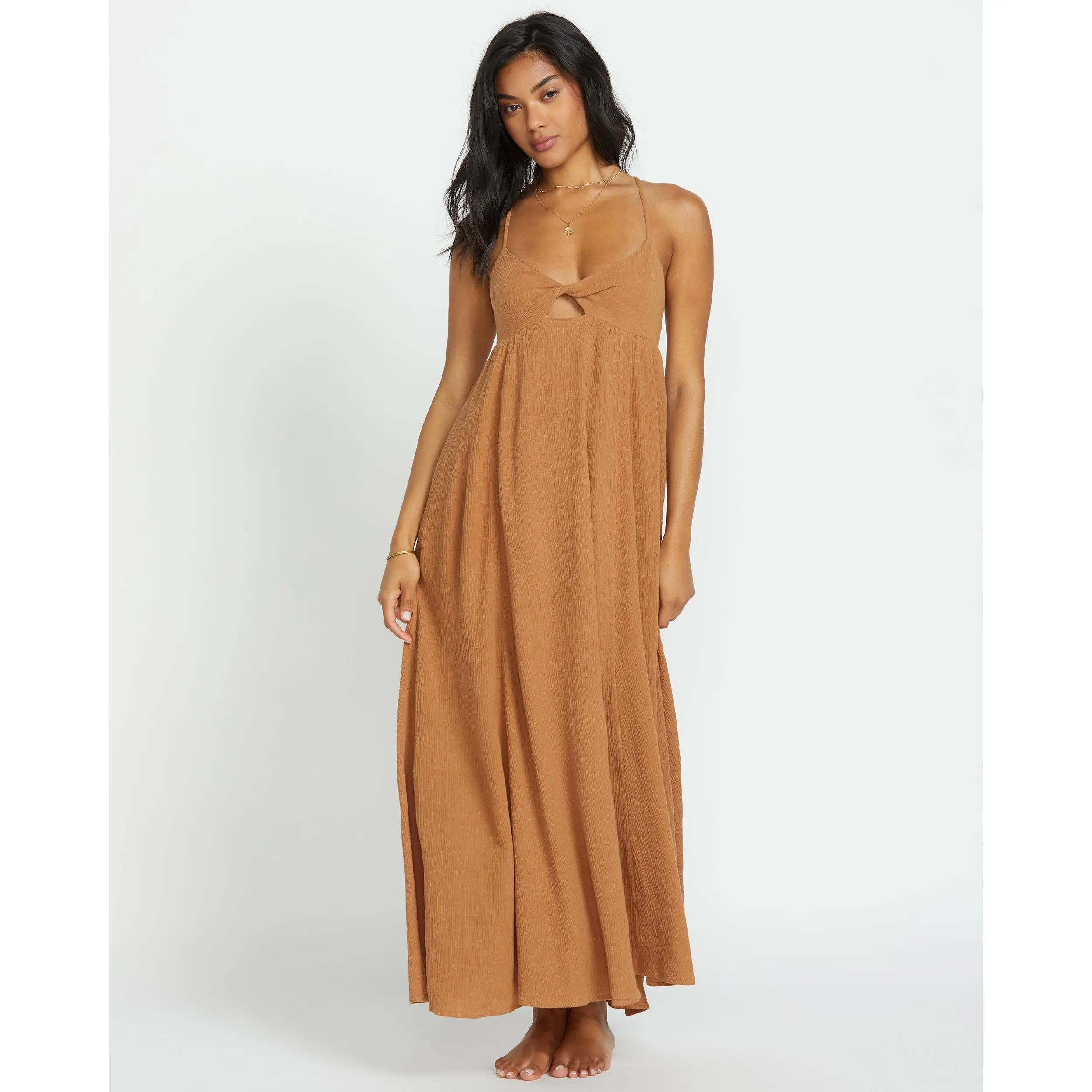 BILLABONG Women's Modern Love Maxi Dress, Easy Skirt, Laid-back Beach  Style, Fitted Bodice, Flirty Cut-out Detail - TikTok Shop