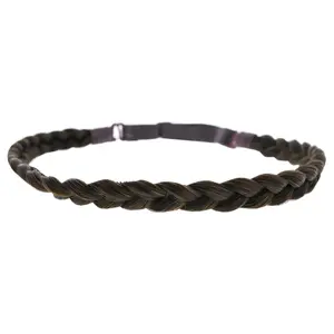 212 MAIN Women's Braided Headband - R10 Chestnut (I0085840), Elastic Band, Slip-On Type, Easy to Wear for Multiple Hairstyles