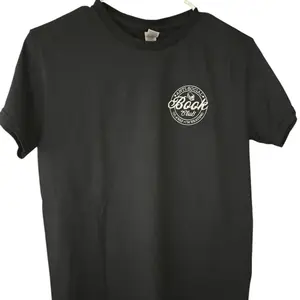 Anti-Social Book Club Embroidery T-Shirt 100% Heavy Cotton Black Casual Top with Graphic Design - Unisex Tshirt