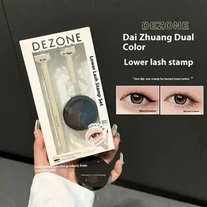 Dezone Waterproof Eyelash Stamp Set, Easy Print Eyeliner, Sweat-Resistant, Perfect for Beginners, Long-Lasting Makeup Tool