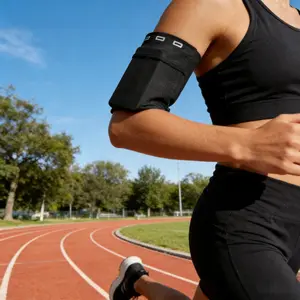 Sports Arm Bag, Phone Holder for Running, Cell Phone Arm Bands, Phone Strap Armband for Running, Walking, Hiking and Biking