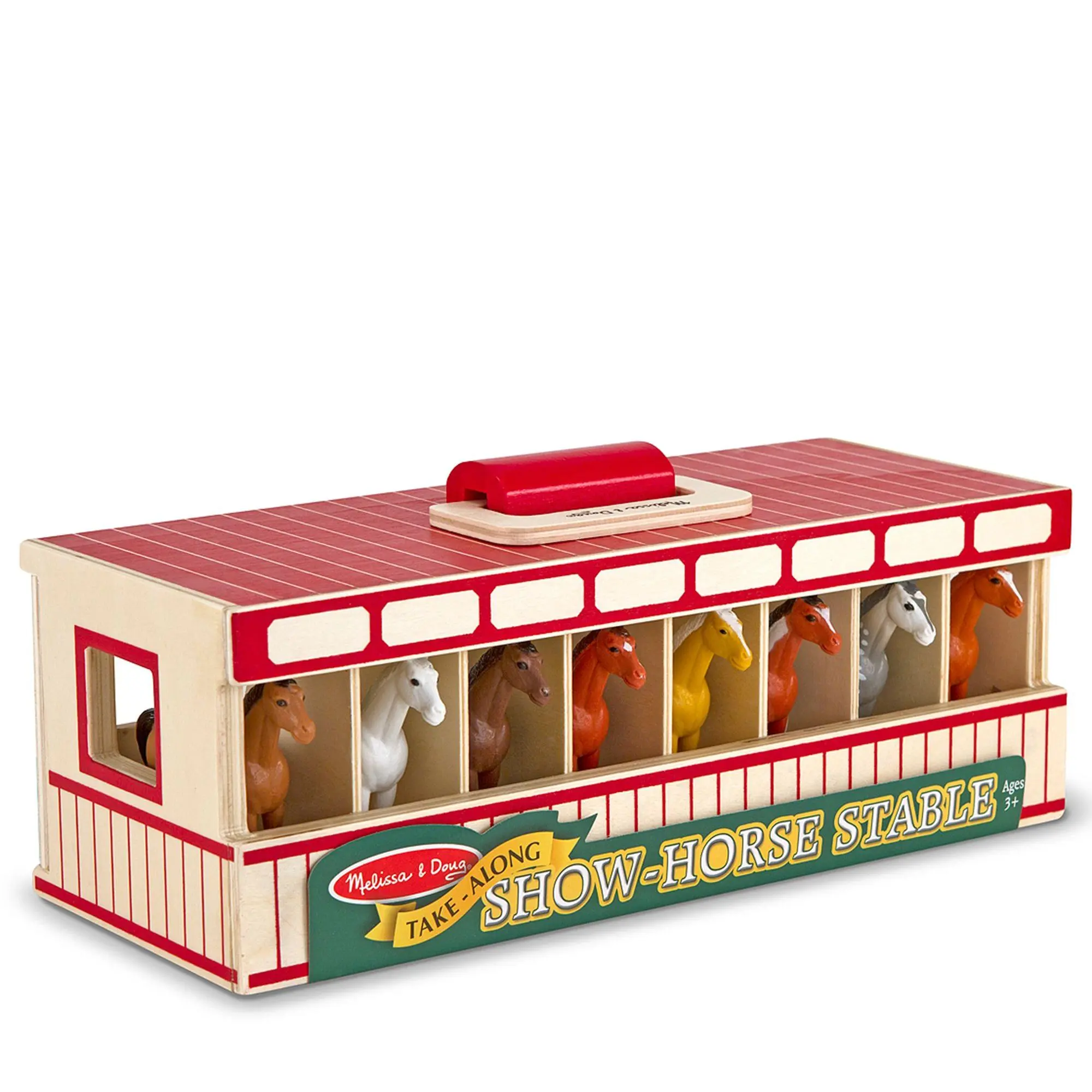 Melissa & Doug Take-Along Show-Horse Stable