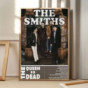 The Smiths The Queen Is Dead Album Style Poster, Vintage Retro Music Wall Art, Fan Gift