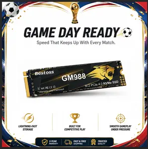 Bestoss GM988 1TB/2TB M.2 NVMe Internal Solid State Drive( SSD ) ,Up to 7300MB/s, PCIe 4.0 for PS5/PC/Laptop Upgrade,SLC Cache & HMB, Tailored for Gamers, Video Editors, High-End Creators, and AI Developers Demanding Blazing-Fast Speed tiktokshopspringglo
