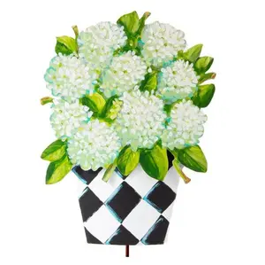 Elegant Pot of Hydrangeas