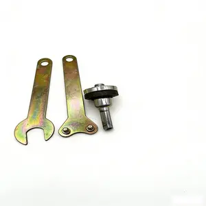 (US) 1-piece angle grinder tool accessory, 6mm to 10mm shaft adapter with wrench, conversion angle grinder adapter extension rod kit, suitable for polishing, grinding, cutting, and home emergency use.