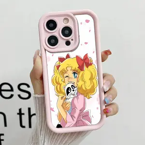 Candy Candy Retro Anime Clear Phone Case - 80s Nostalgia Phone Case For iPhone 17 16 15 14 13 12 11 PRO MAX AIR PLUS Phone Case hot girl style shockproof anti-fall fashionable durable tpu friend gift lovely high quality design accessory vintage girly