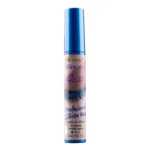 Prosa Mascara 4 in 1 Profesional Silicón Blue Mascara with Mamey Seed Oil Aloe Vera Jojoba & Wheat Germ Waterproof Formula - Makeup, Silicone