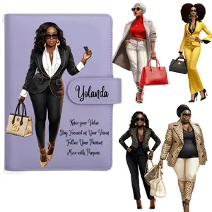 Customized  A6  PU Leather Budget Book