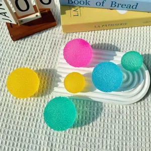 Textured Stress Relief Ball, Slow-Rebound Grass Ball, Maltose Stress Relief Toy for Adults. Soft Moldable Non-Rebound Stress Relief Gift for Friends & Family