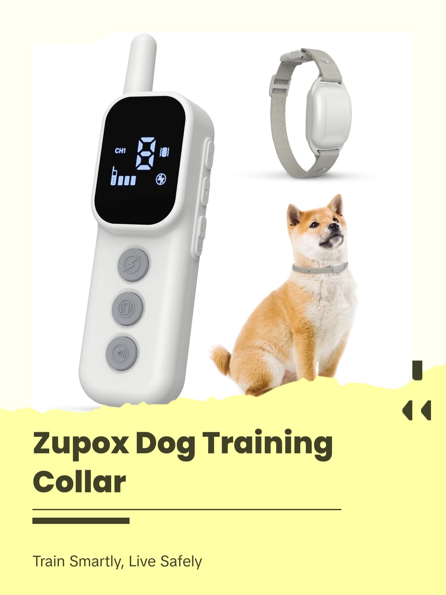 Dog Shock Collar, Dog Training Collar with Remote, Shock Collar for Dogs with Beep, Vibration, Safe Shock, Rechargeable Waterproof Dog Collar for Small Medium Large Dogs Dog Shock Collar, Dog Training Collar with Remote, Shock Collar for Dogs with Beep, Vibration, Safe Shock, Rechargeable Waterproof Dog Collar for Small Medium Large Dogs