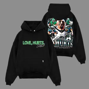 Love Hurts Hoodie Shirt Premium Cotton, Jalen Hurts Fan Hoodie, Hurt Locker Sweatshirt, Jalen Two Shoes T-shirt, Sunday Football Shirt, Game Day Outfit