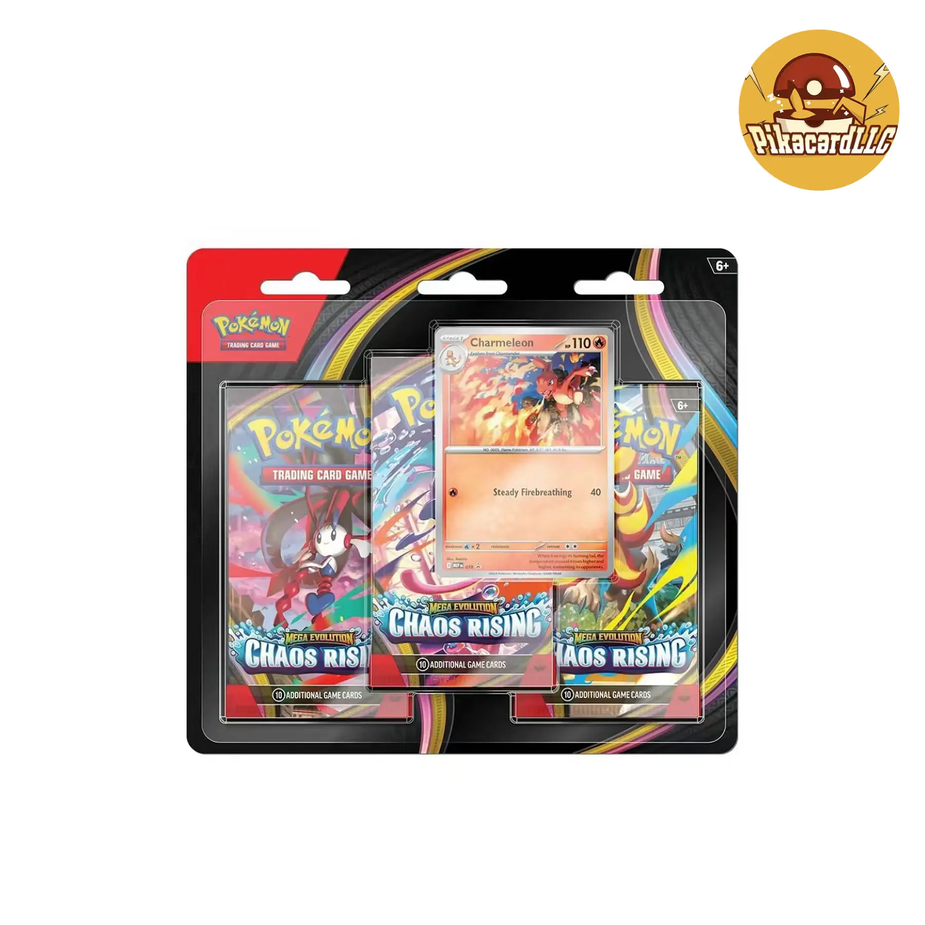 TCG Pokemon Chaos Rising 3-pack Blister English