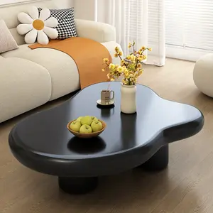 Bothnian 48.4" Cloud Shape Modern 4 Legged Coffee Table Furniture Living Room