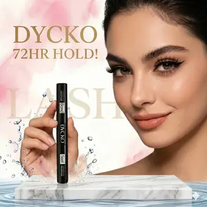 DYCKO Lash Bond and Seal, 72H Strong Hold Waterproof Eyelash Glue for Eyelash Extensions, False Eyelashes, Cluster Lashes, DIY Lash Extension Kit at Home, Beginner Friendly, Vegan & Cruelty Free