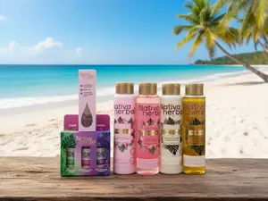 Nativa Herbal Bundle Set Rosemary, Set Onion, Lila Gloss Hair End Sealer,and Hair Ampoules