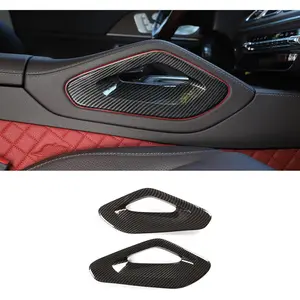 Center Control Armrest Side Trim Compatible with Mercedes Benz GLE350 W167 400d 450 GLE C167 53 63 S AMG GLS450 X167 580 Carbon Fiber Center Console Trim Cover Interior Accessories